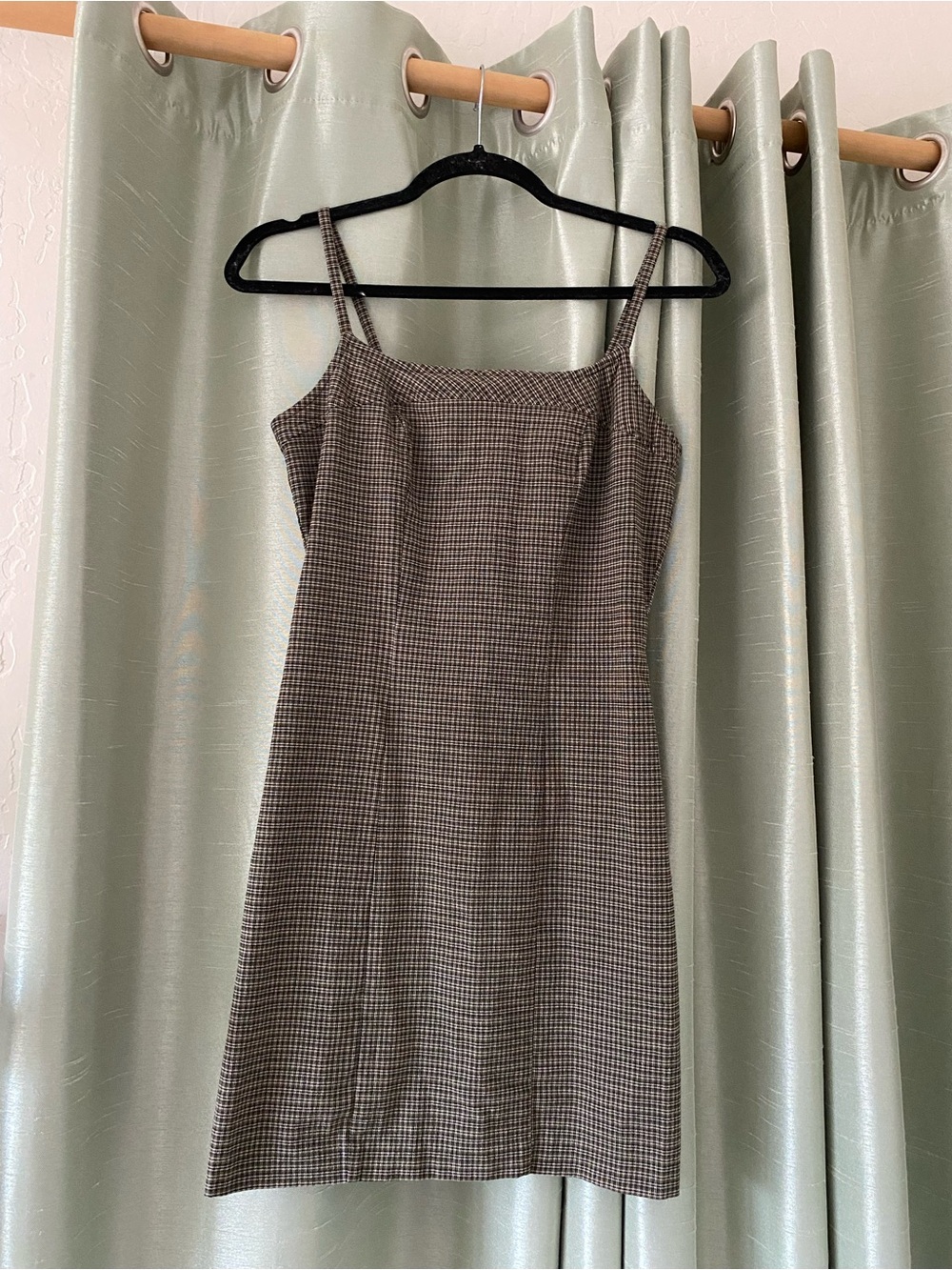 Vintage Byer Too! CA Green Plaid Mini Dress